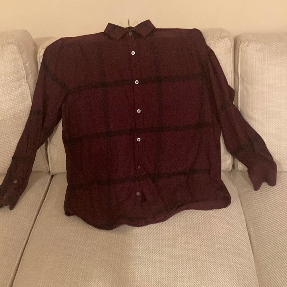 Classic plaid flannel shirt